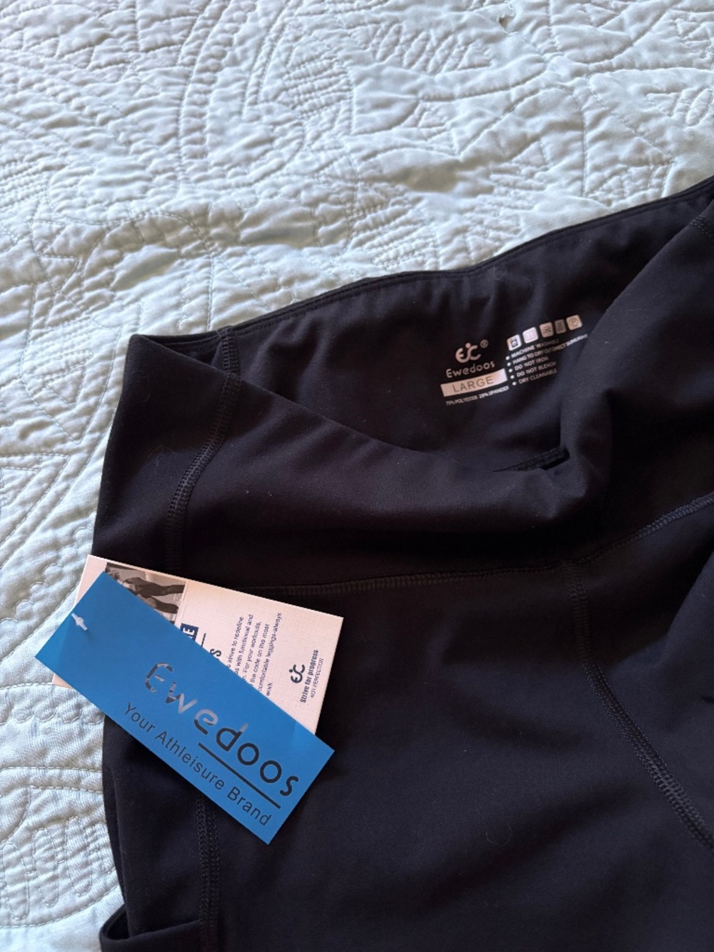NWT black leggings - Large
